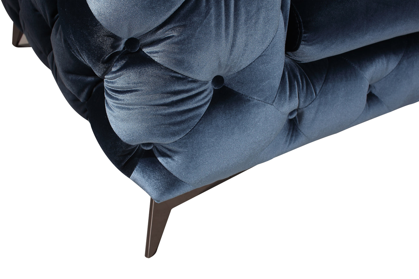J&M Furniture Glitz Sofa in Blue