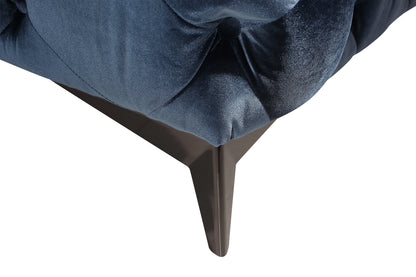 J&M Furniture Glitz Sofa in Blue