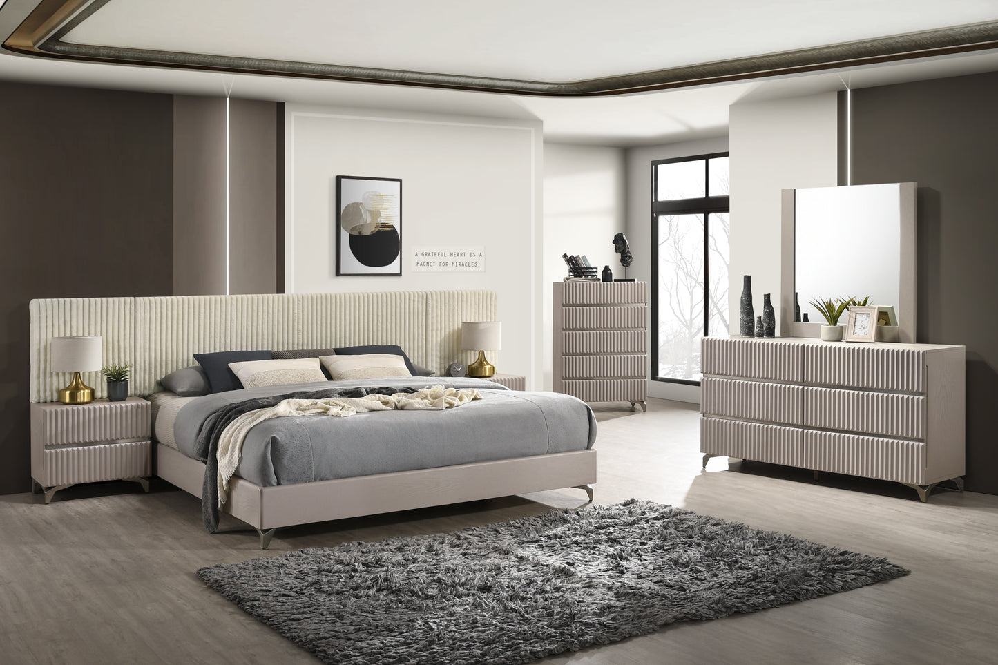 J&M Furniture Grace Queen Bed