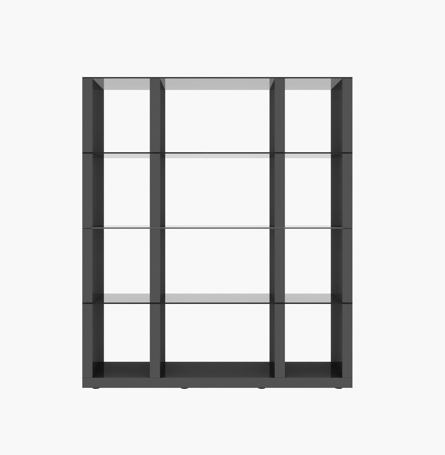 J&M Furniture Cloud Wall Unit in Grey High Gloss