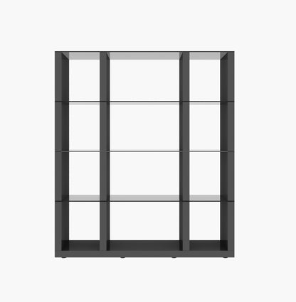 J&M Furniture Cloud Wall Unit in Grey High Gloss