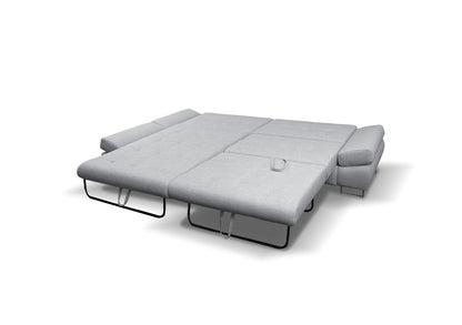 Maxima House Sectional Sleeper Sofa GREY with storage