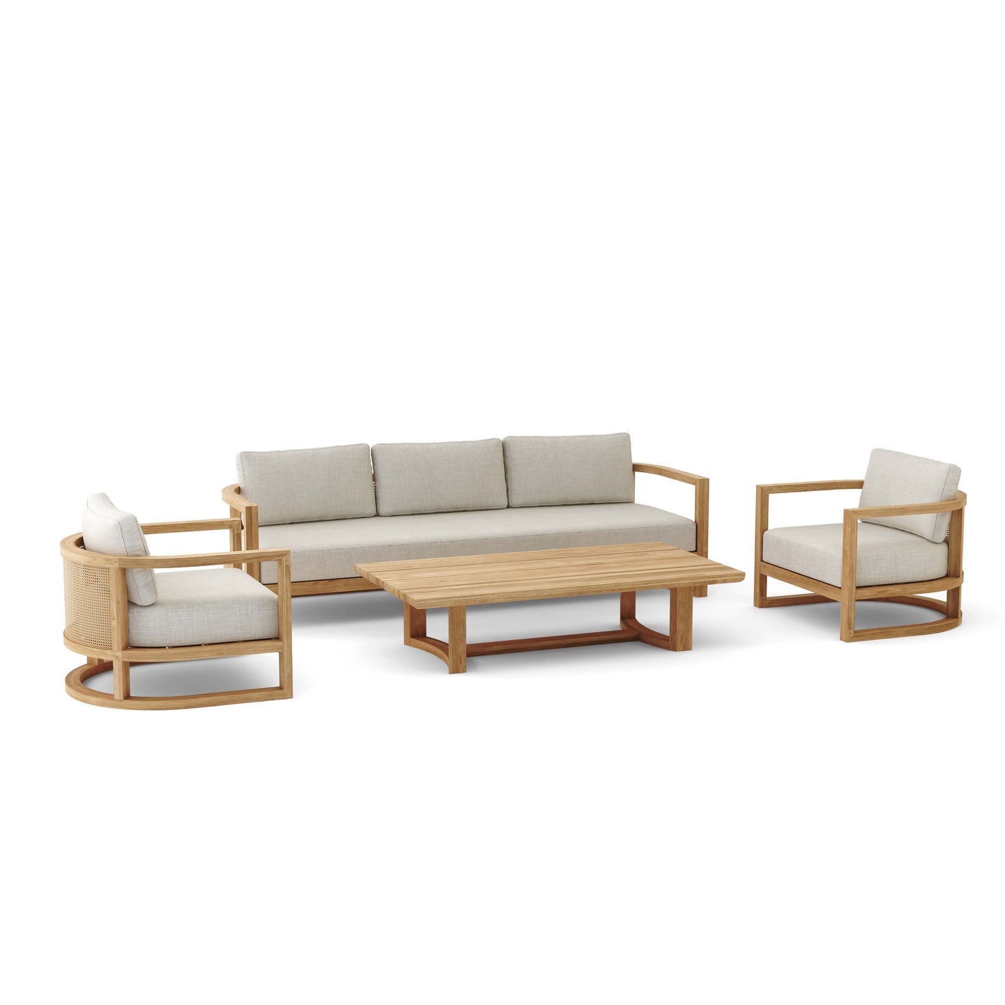 Anderson Teak SET-221 4-pc Junus Deep Seating Set