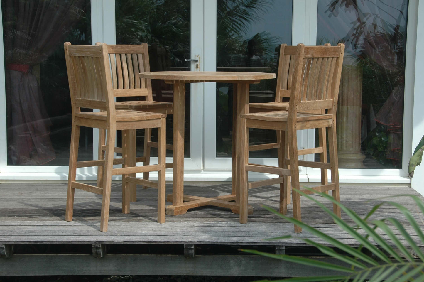 Anderson Teak Bahama Avalon 5-Pieces Round Bar Set