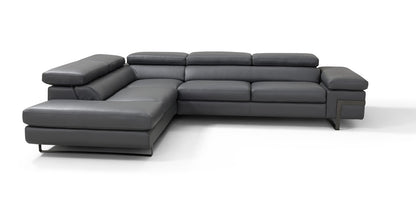 J&M Furniture I867 Left Hand Facing Chaise in Grey
