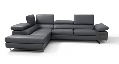 J&M Furniture I867 Left Hand Facing Chaise in Grey