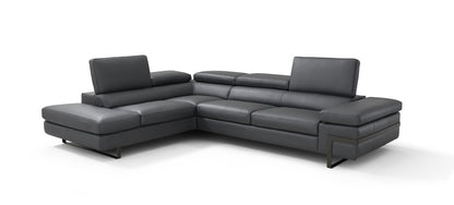 J&M Furniture I867 Left Hand Facing Chaise in Grey
