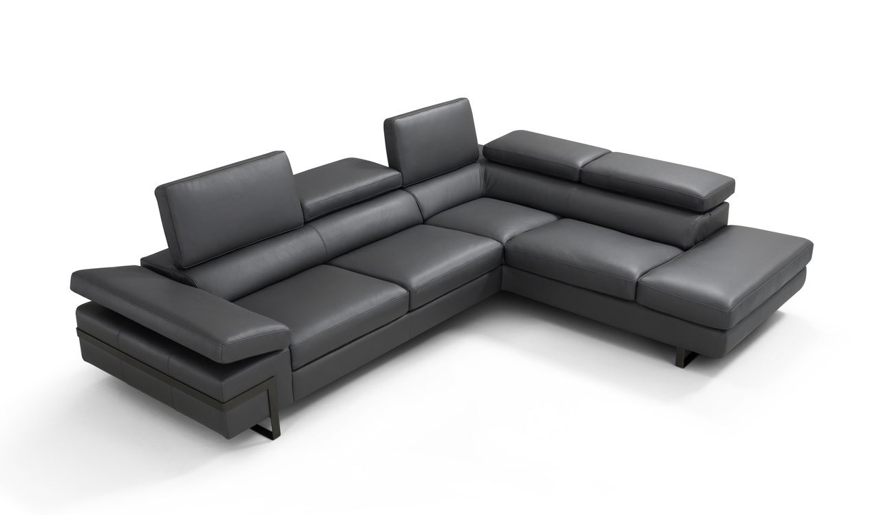 J&M Furniture I867 Right Hand Facing Chaise in Grey
