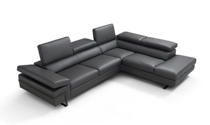 J&M Furniture I867 Right Hand Facing Chaise in Grey