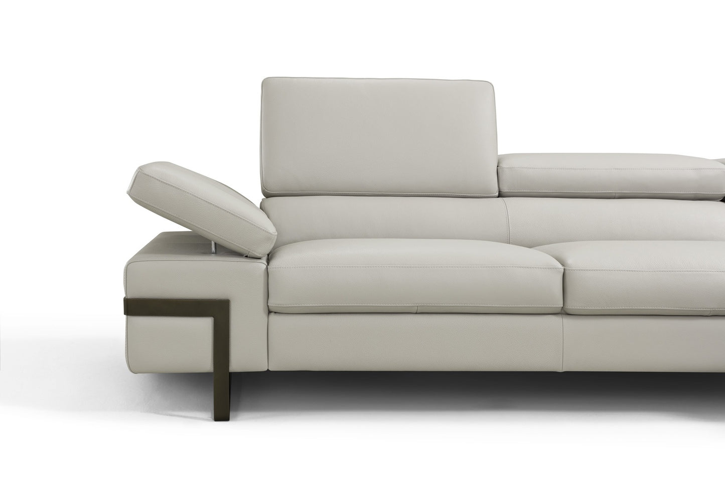 J&M Furniture I867 Left Hand Facing Chaise in Right Grey