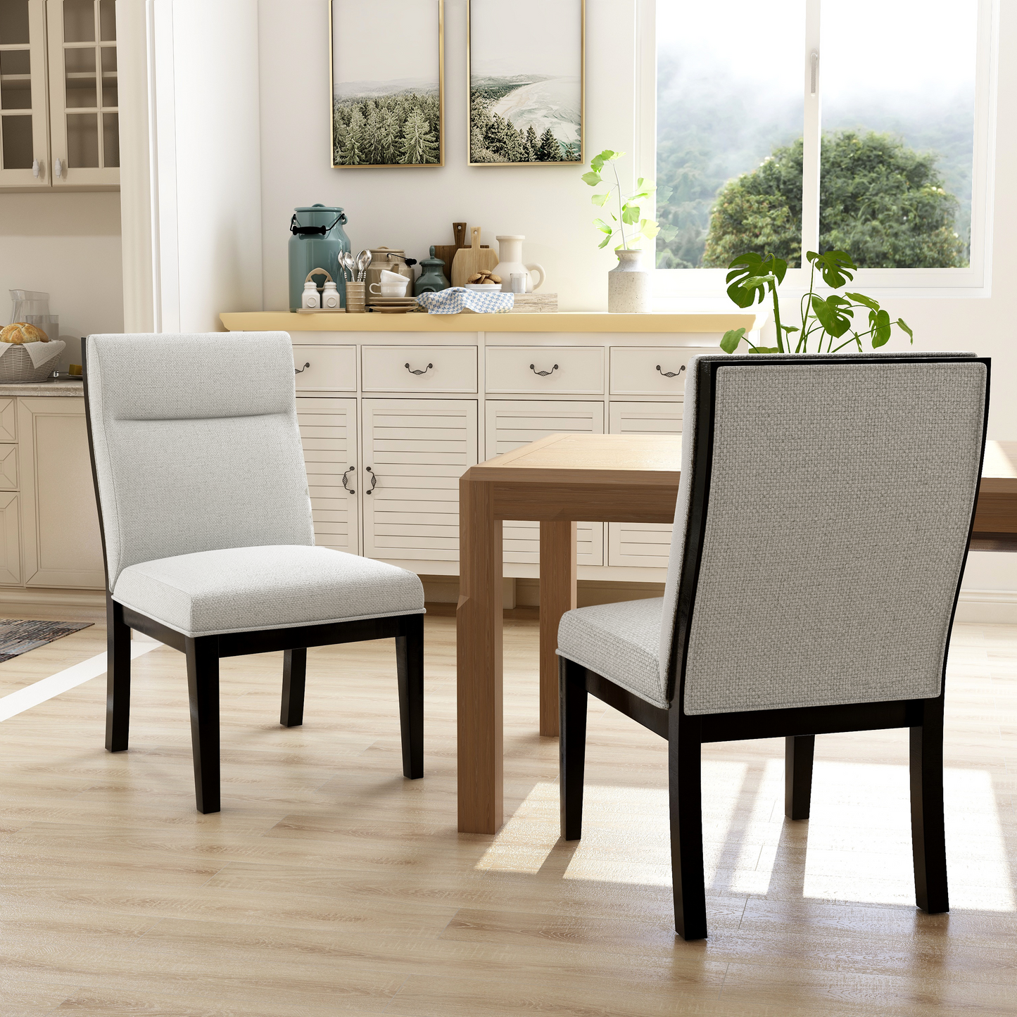 Furniture of America Jasmin Dining Chairs, Set of 2