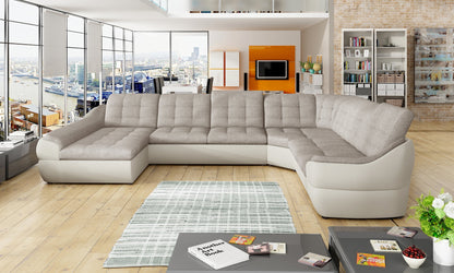 Maxima House Sleeper Sectional Sofa Infinity XL, Left, U-Shape, FULL XL with storage