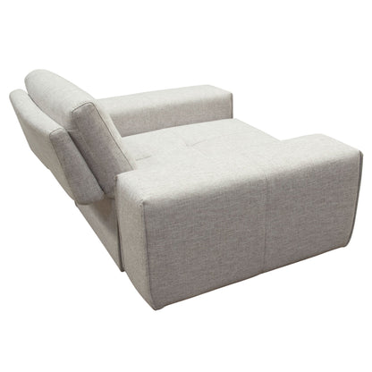 Jazz Modular 1-Seater with Adjustable Backrest in Light Brown Fabric by Diamond Sofa