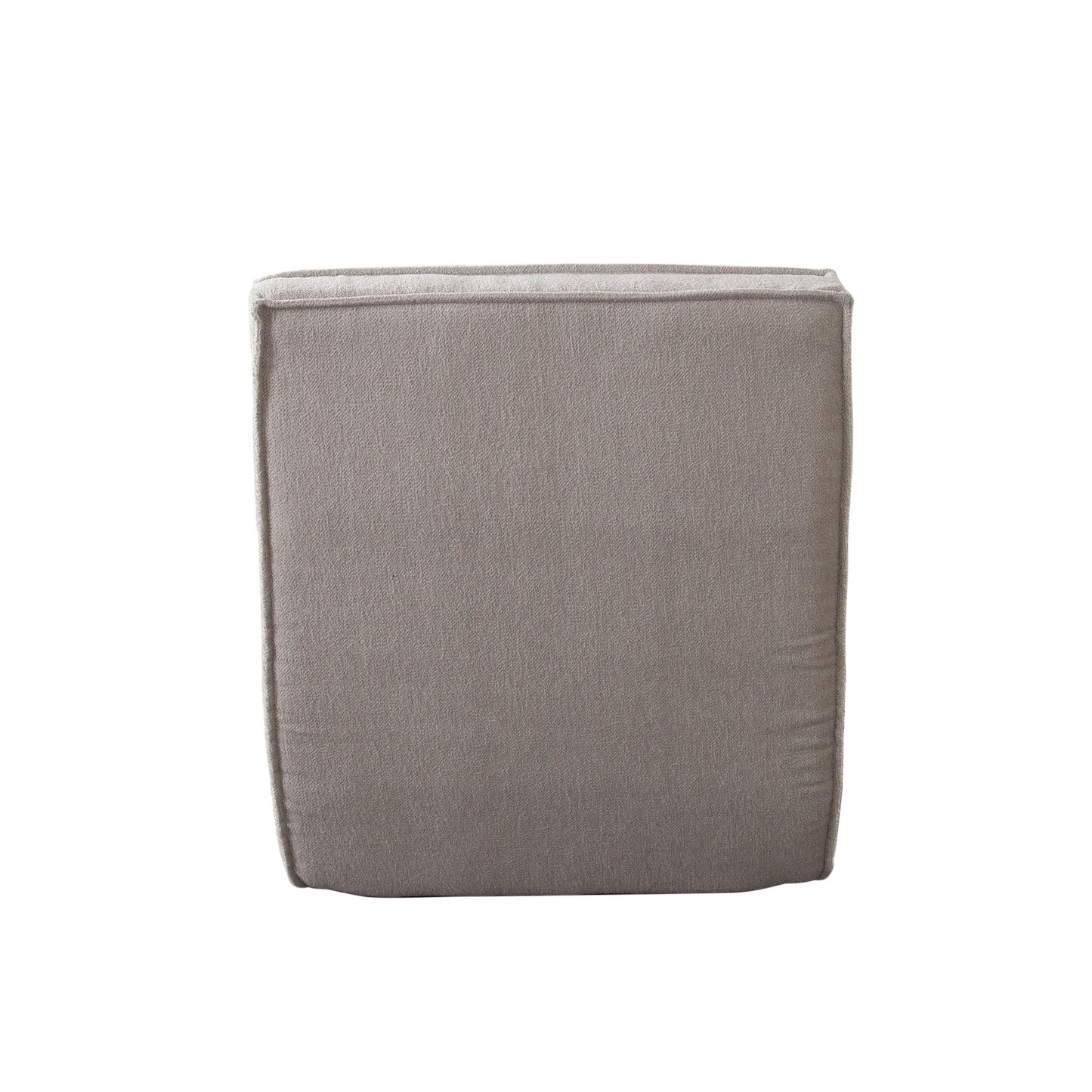 Jonas Armless Accent Chair in Tan Fabric by Diamond Sofa