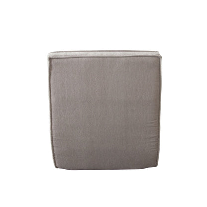 Jonas Armless Accent Chair in Tan Fabric by Diamond Sofa