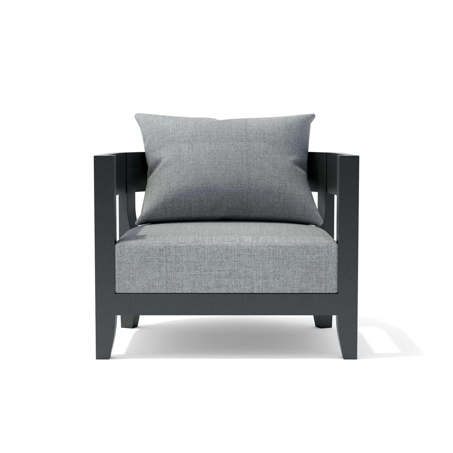 Anderson Teak Coronado Deep Seating Aluminum Armchair