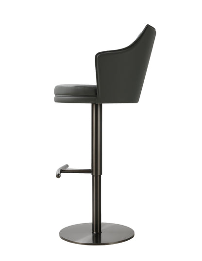 J&M Furniture K C218A-53 Charcoal Barstool