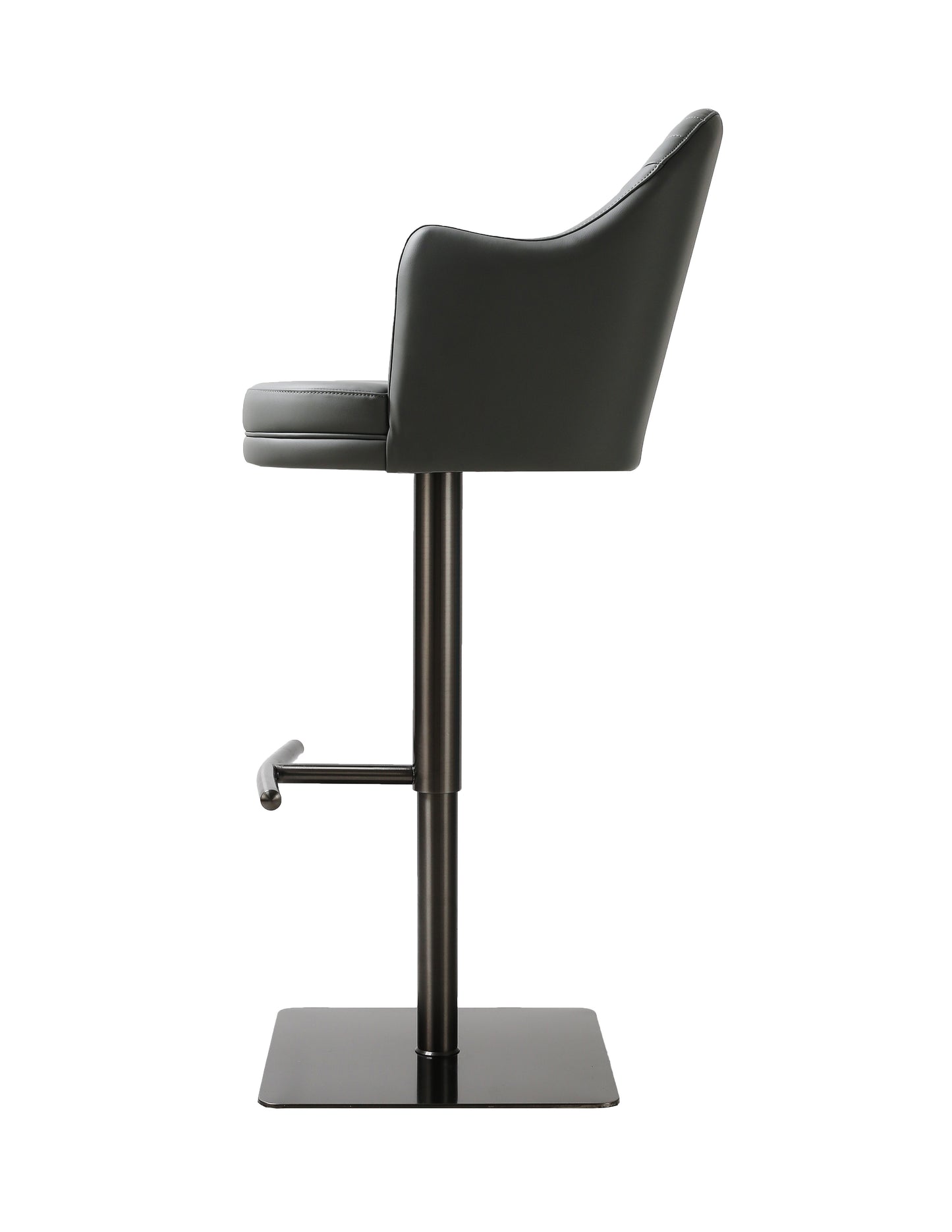 J&M Furniture K C418A-58 Charcoal Barstool