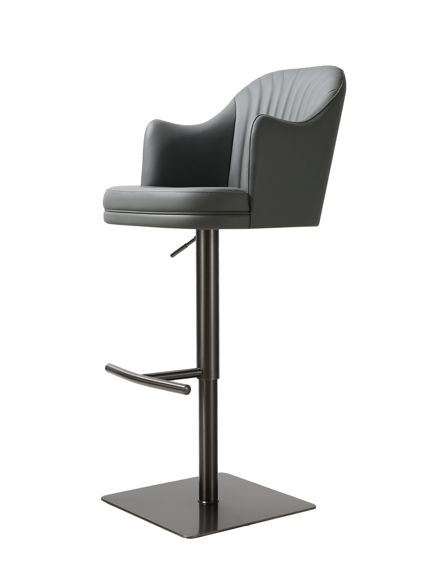 J&M Furniture K C418A-58 Charcoal Barstool