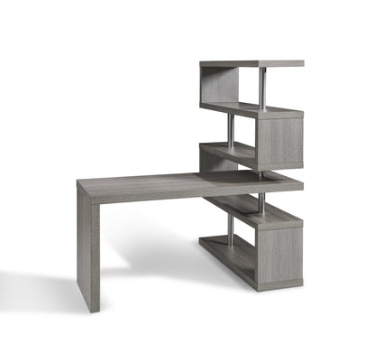 J&M Furniture LP KD002 Office Desk in Grey