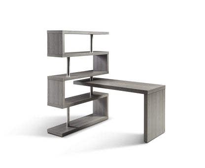 J&M Furniture LP KD002 Office Desk in Grey