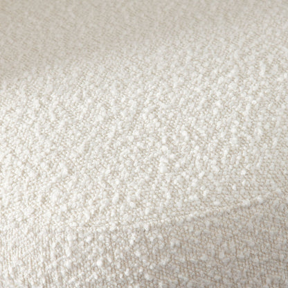 Kendall Dining/Accent Swivel Chair in Ivory Boucle Fabric by Diamond Sofa