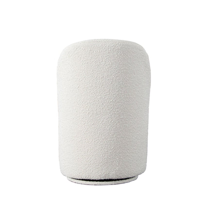 Kendall Dining/Accent Swivel Chair in Ivory Boucle Fabric by Diamond Sofa