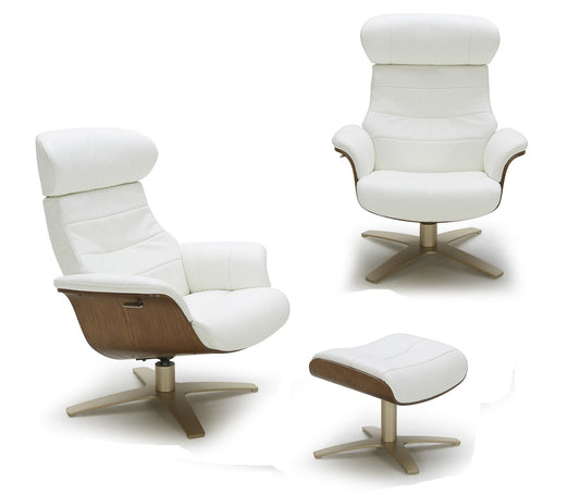 J&M Furniture Karma White Chair