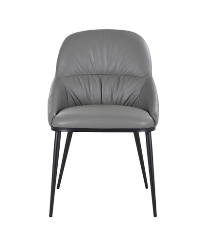 J&M Furniture E Kora Chair Charcoal Grey 801