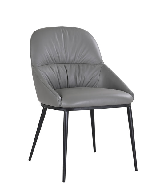 J&M Furniture E Kora Chair Charcoal Grey 801