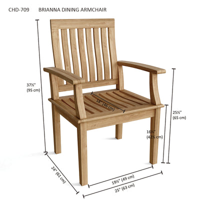 Anderson Teak Bahama Brianna 5-pieces Dining Set