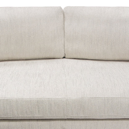 Lane Sofa in Light Cream Fabric with Gold Metal Legs by Diamond Sofa