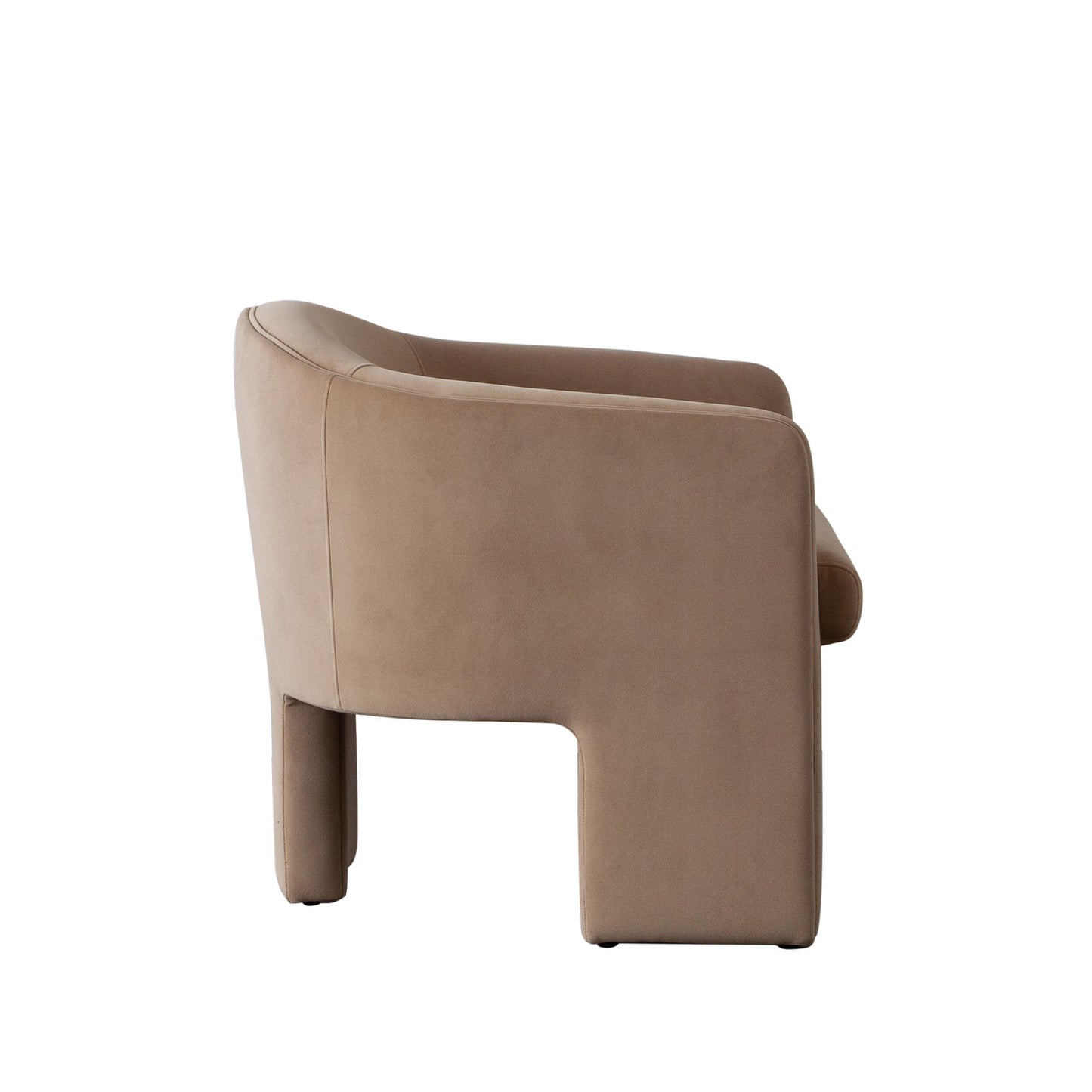 Leyah Accent Chair in Camel Performance Velvet by Diamond Sofa