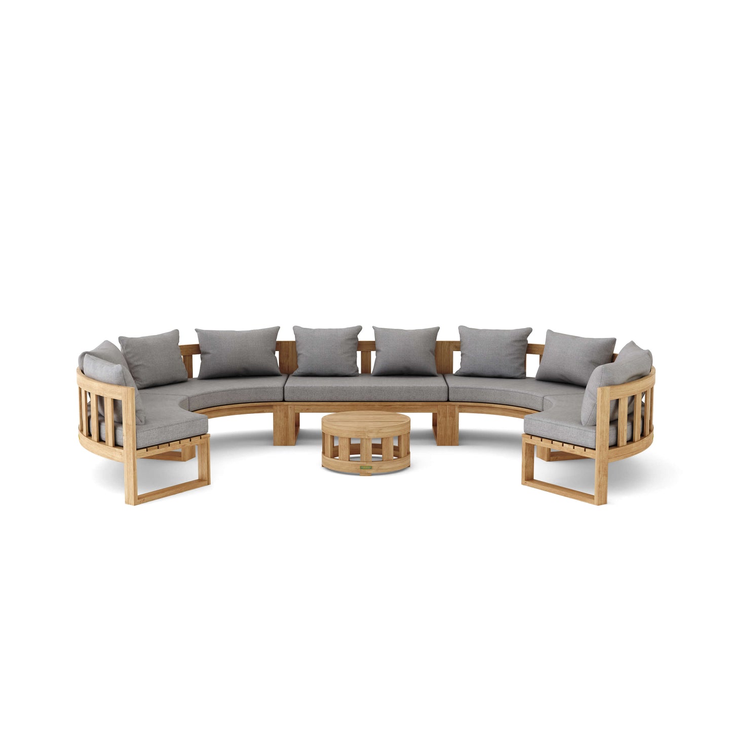 Anderson Teak SET-812 Circular Modular Deep Seating Set