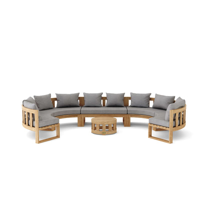 Anderson Teak SET-812 Circular Modular Deep Seating Set