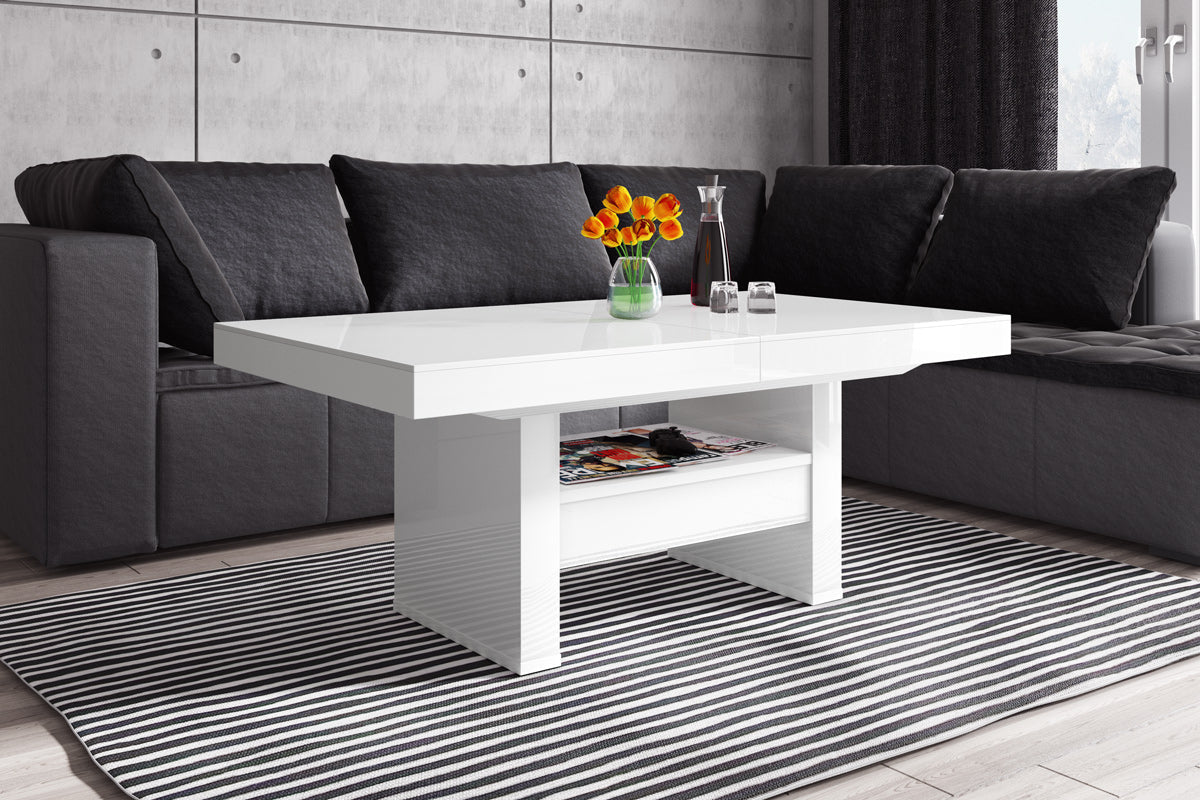 Maxima House Lift Top Coffee Table AVERSA LUX with drawer