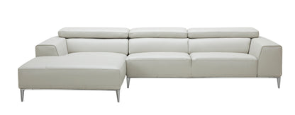 J&M Furniture LeCoultre Light Grey in Left Hand Facing