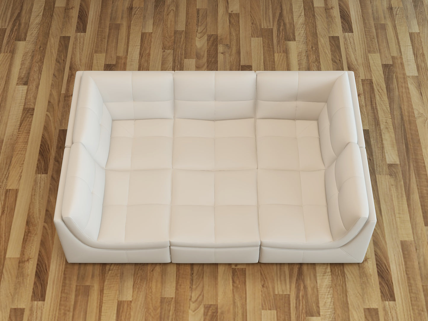 J&M Furniture Lego 6 Pc Set in White