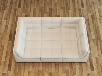 J&M Furniture Lego 6 Pc Set in White