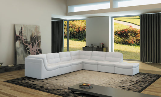 J&M Furniture Lego 7 Pc Set in White