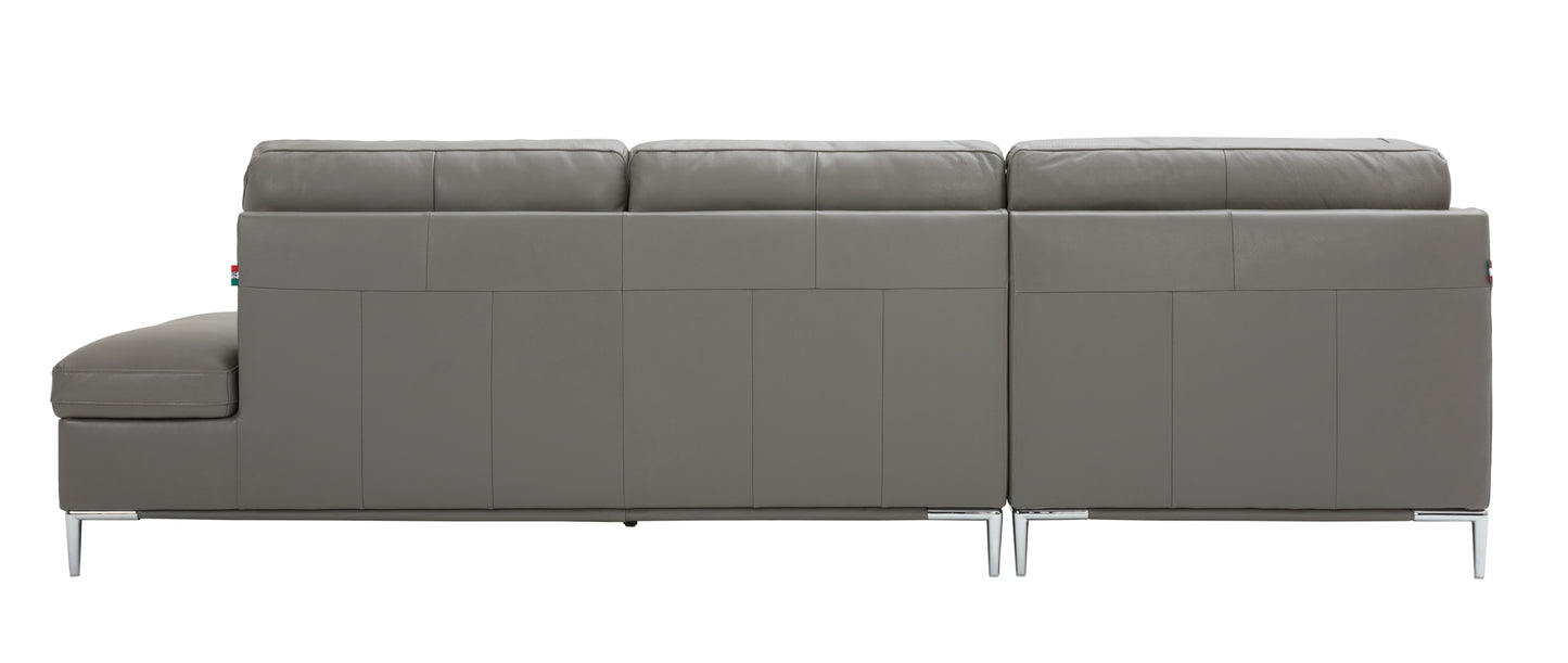J&M Furniture Leonardo Grey in Left Hand Facing