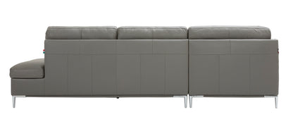 J&M Furniture Leonardo Grey in Left Hand Facing