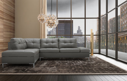 J&M Furniture Leonardo Grey in Left Hand Facing