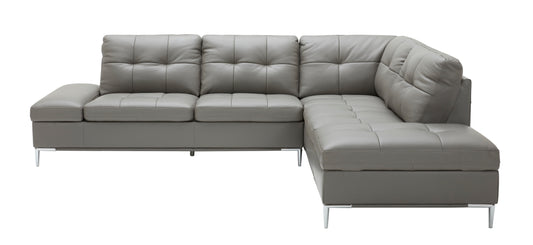 J&M Furniture Leonardo Grey in Right Hand Facing