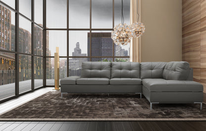 J&M Furniture Leonardo Grey in Right Hand Facing