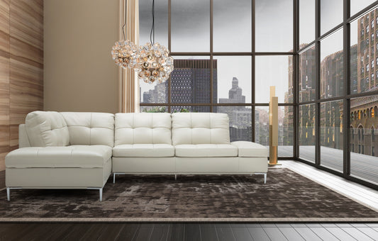 J&M Furniture Leonardo Silver Grey in Left Hand Facing