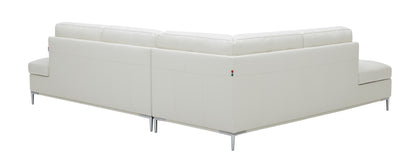 J&M Furniture Leonardo White in Left Hand Facing