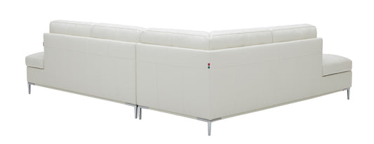 J&M Furniture Leonardo White in Left Hand Facing