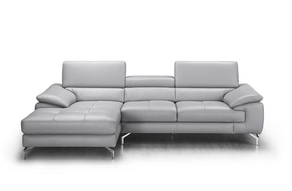 J&M Furniture Liam Premium Leather Sectional in Left Hand Facing Chaise