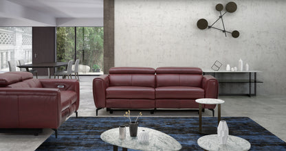 J&M Furniture Lorenzo Merlot Sofa